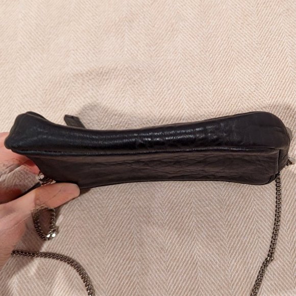 NWOT Crossbody Leather Purse With Chain Strap & Dust Bag (Korean Brand) - Picture 13 of 16